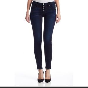 Hudson Ciara High Rise Ankle Super Skinny Buttonfly Five Pocket Jeans